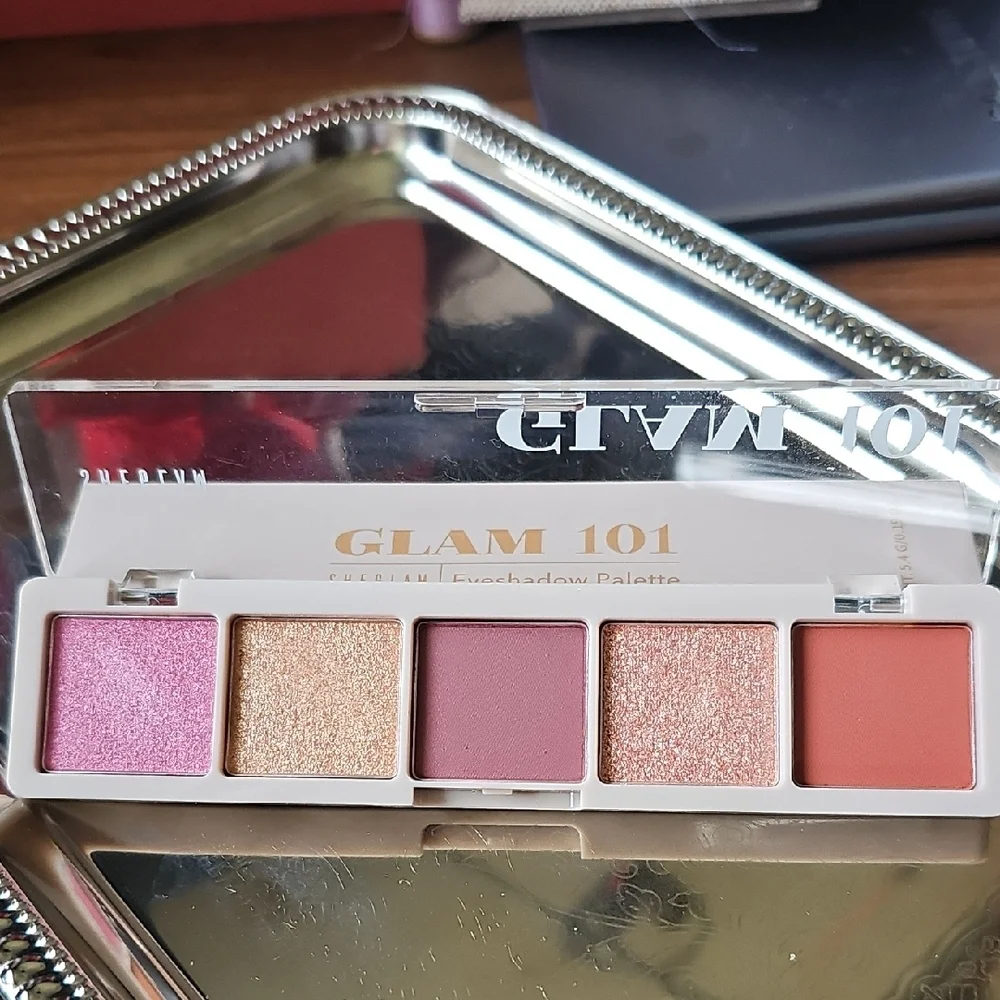 NIB Sheglam Glam 101 Eyeshadow Palette Night Spell Pinks & Peaches
